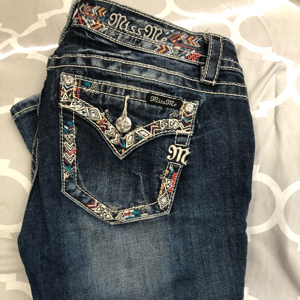 Miss me signature cuffed Capri